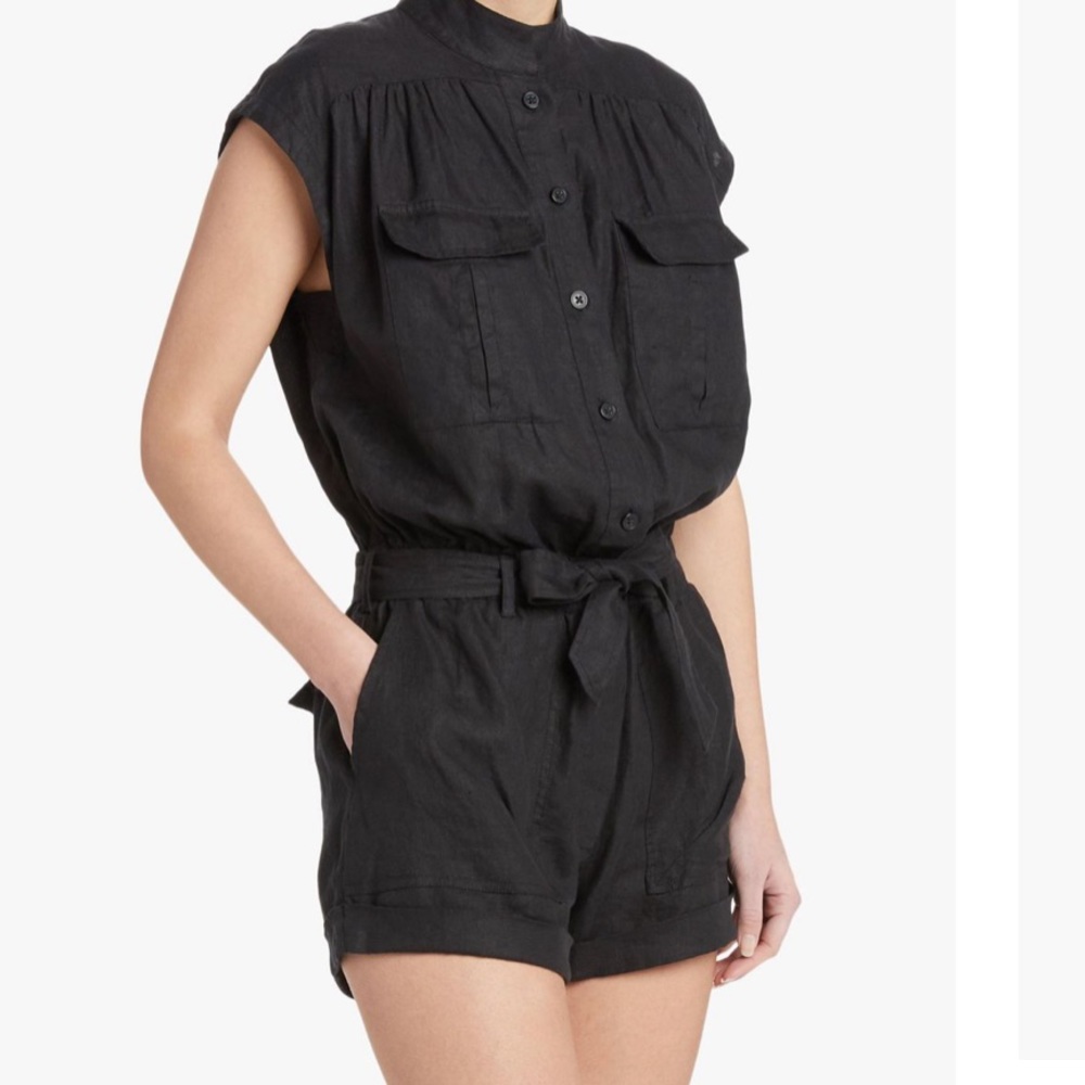 NWT Frame Black Belted Romper